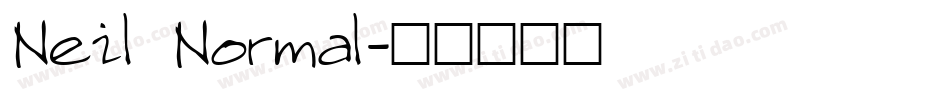 Neil Normal字体转换